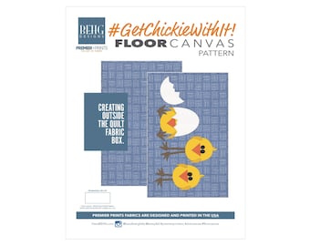 Floor Canvas-GetChickieWithIt Fabric Bundle & Pattern - BEHG DESIGNS for Premier Prints