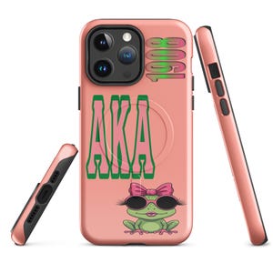 Alpha Kappa Alpha (Pink) MagSafe® tough case for iPhone®