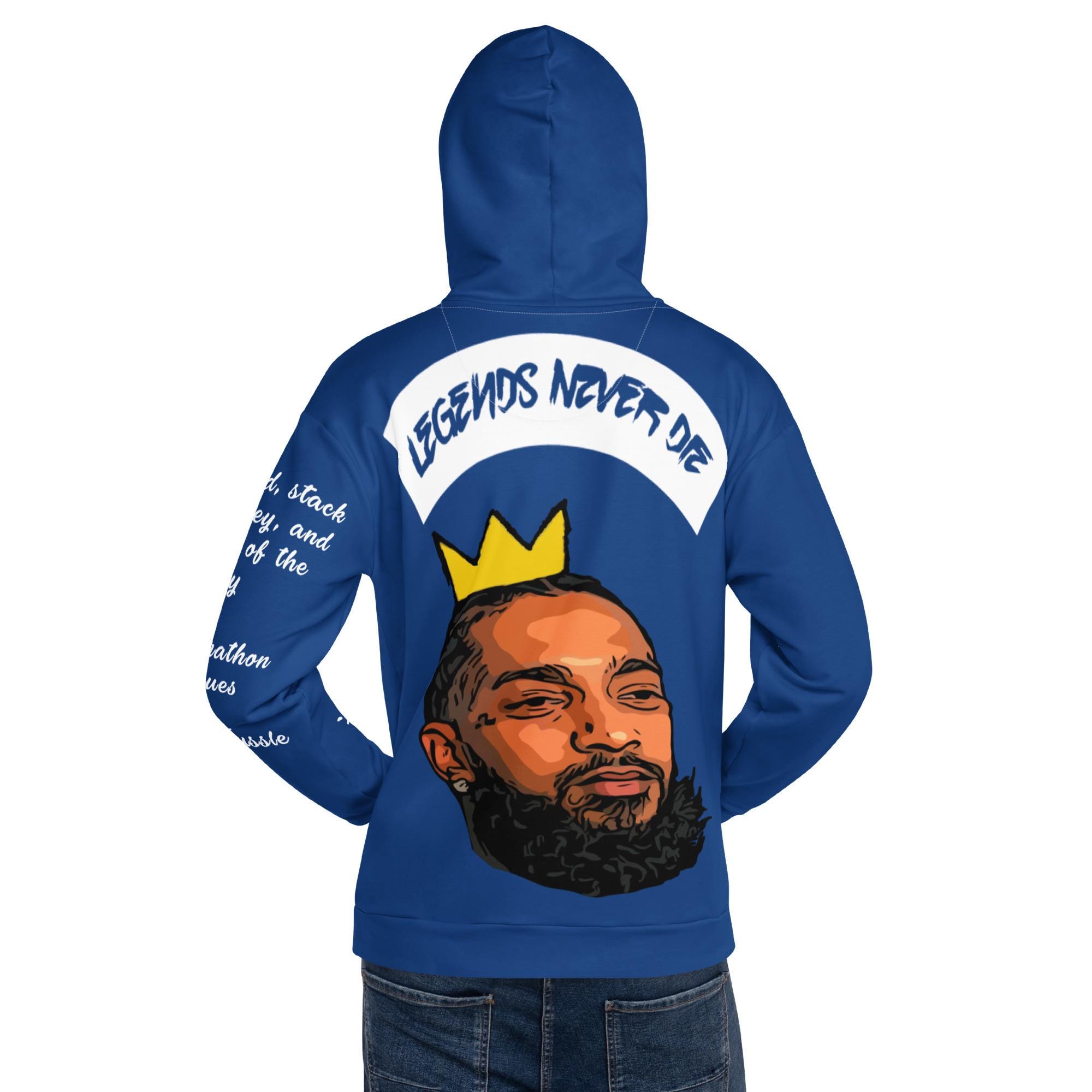 希少◎ Nipsey Hussle ニプシー ハッスル HOODIE 故ニプシーハッスルをフィーチャーした一枚!! R.I.P NIPSEY.