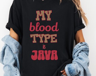 Kaffeeliebhaber Unisex T-Shirt: Lustiges Java Grafik Tee