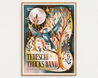 Tedeschi Trucks Band • July 22, 2023 • Saint Louis • 18x24 • Official Show Poster