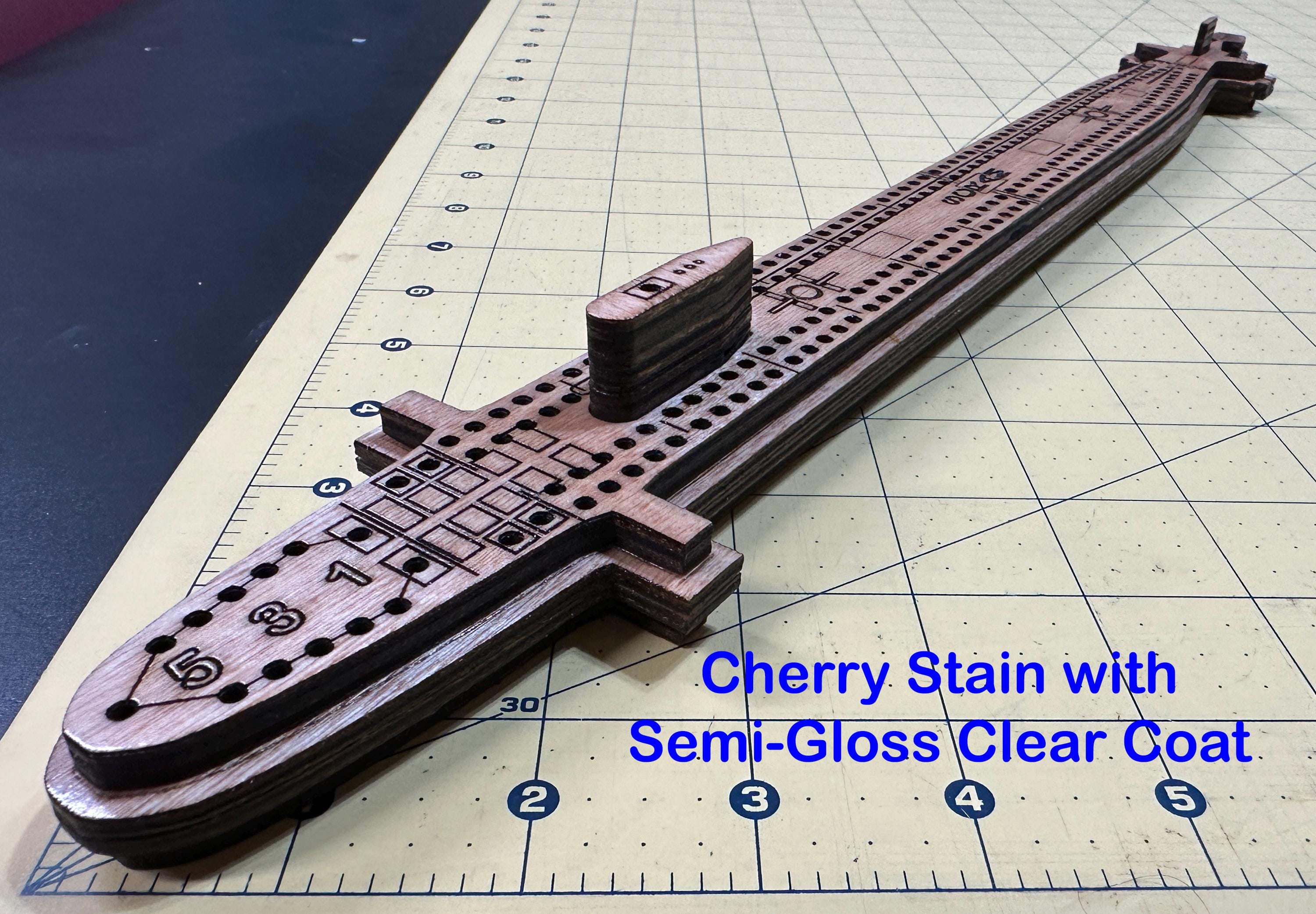 Virginia Class Submarine Two Track Cribbage Board - Etsy