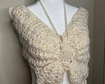 Crochet Butterfly Top