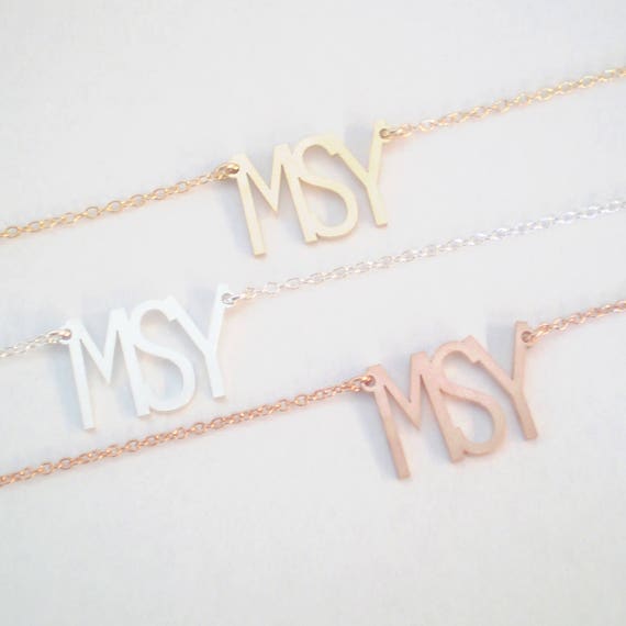 MSY - New Orleans Airport Code Necklace