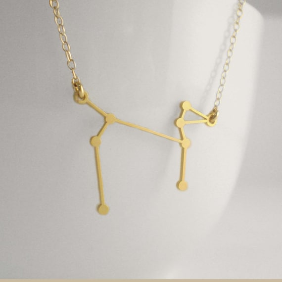 Canis Major Constellation Necklace, Constellation Necklace, Astrology, Stars, Dog Necklace