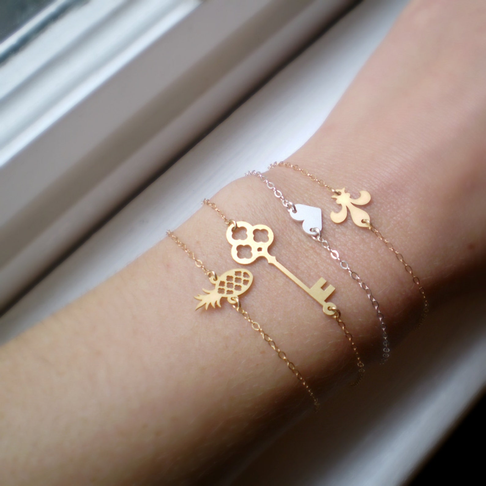 Skeleton key bracelet Outlet