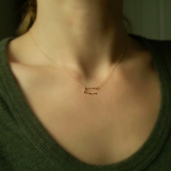 Gemini Constellation Necklace Zodiac 
