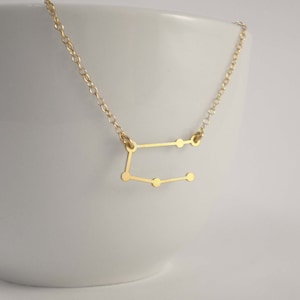 Gemini Constellation Necklace, Zodiac Constellation Necklace, Gemini Charm, Gemini Necklace, Stars, Astrology