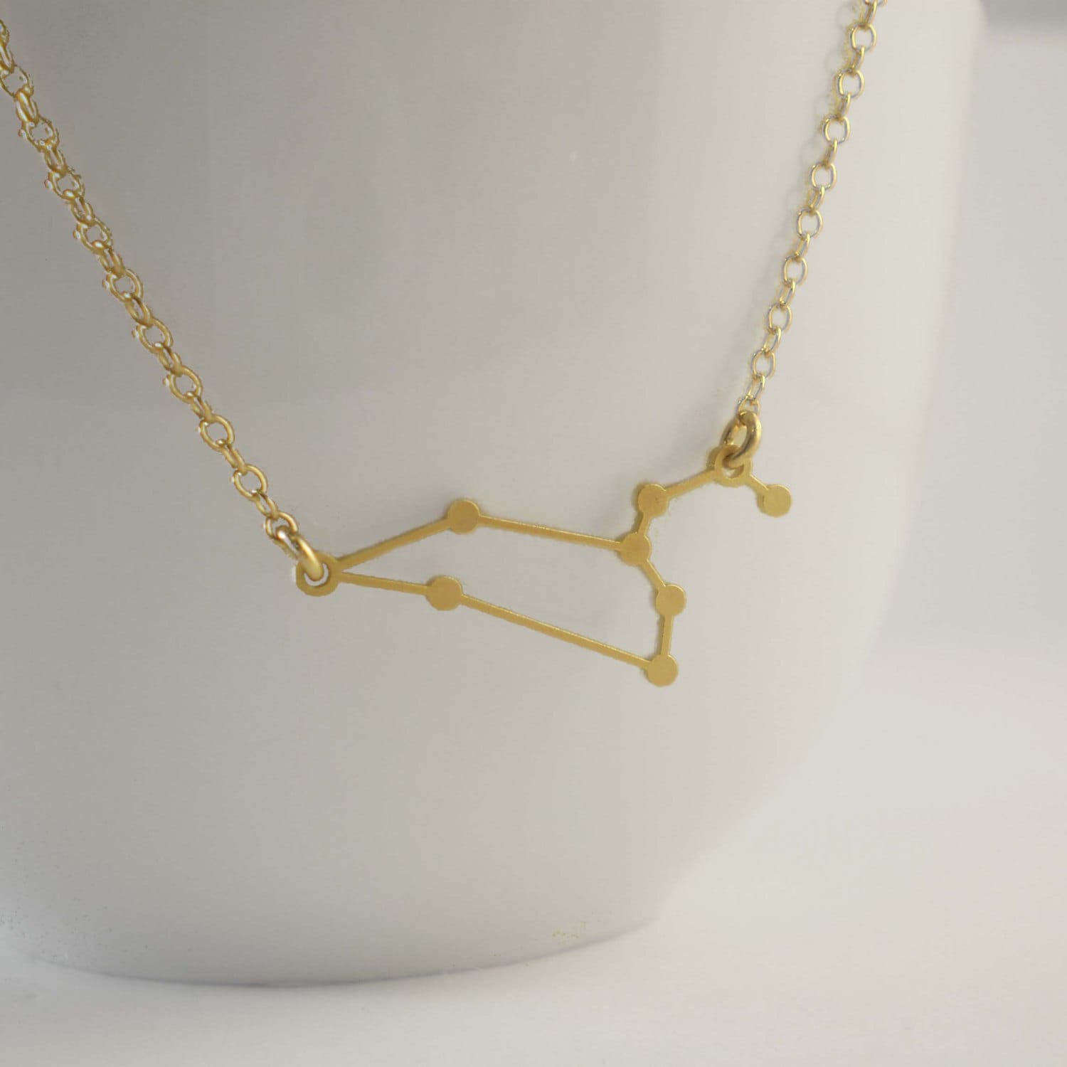 Leo Star Map Necklace | Zodiac Constellation Necklace