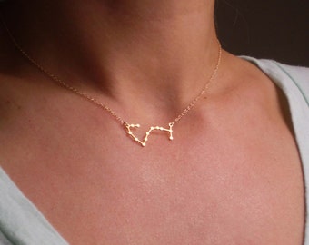 Scorpio Constellation Necklace, Zodiac Constellation, Constellation Necklace, Astrology