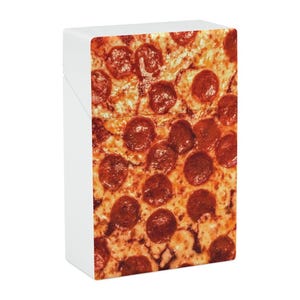 Custodia in plastica stile PIZZA PIE per erba, sigarette, gomme e qualsiasi nascondiglio segreto / Scatola perfetta per i buongustai
