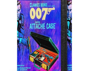 Cartera del Servicio Secreto de James Bond / Artículo de colección para fans del espía 007 / Maletín del MI6
