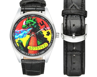 GODZILLA Japanese Vintage Card Watch | Kaiju Monster Fan