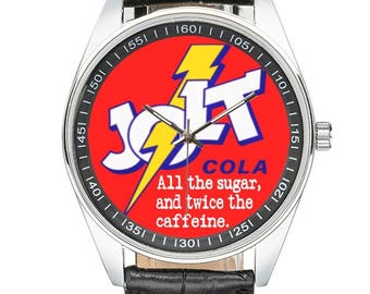 Jolt Soda Logo Watch | 80s Memorabilia, Caffeine Drink
