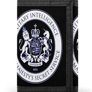 James Bond MI6 Tri-Fold Wallet: 007 Spy Fan Collectible