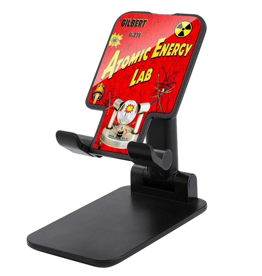 GILBERT ATOMIC ENERGY Phone Stand | 1950 Science Lab Art| Holds Any ...