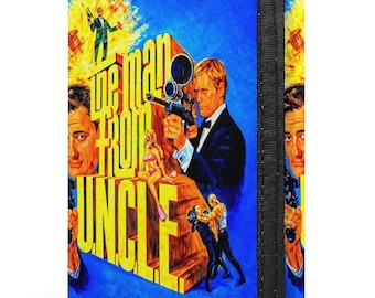 MAN FROM UNCLE 1966 Poster Multi-function Wallet | Bond Fan Collectible | With Hidden Pouch