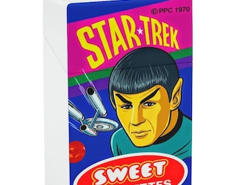 MR. SPOCK Candy Replika Zigarettenetui | 70er Jahre Star Trek Candy Promo Merch