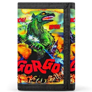 GORGO The SEA MONSTER 1961 New Wallet | Sci Fi Retro Movie Art | Godzilla's Cousin