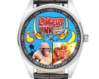 LANCELOT SECRET CHIMP 70s Television Show Theme Watch