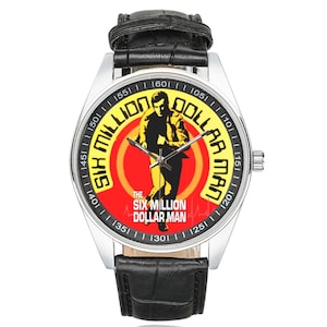 ZES MILJOEN DOLLAR herenhorloge uit 1974 op een nieuw horloge | Uurwerken voor fans van The Bionic