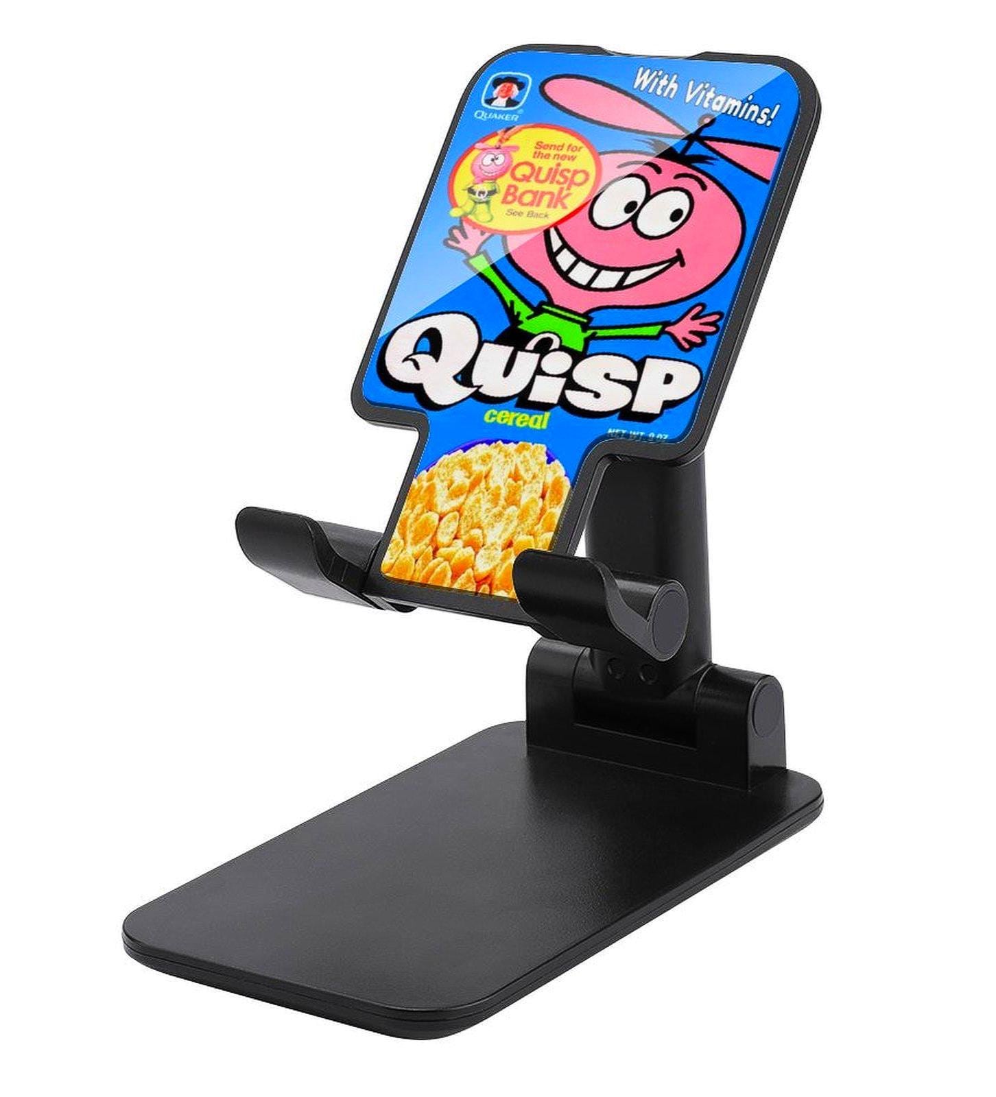 QUISP CEREAL BOX iPhone Stand | 1965 Design | Holds Any Phone