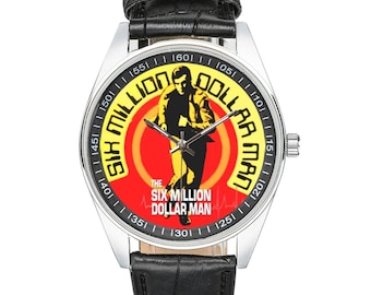 SIX MILLION DOLLAR Man Button 1974 On A New Watch | Bionic Fan Accessories