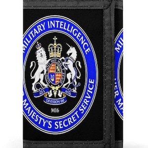 JAMES BOND MI6 Geldbörse | Sammlerstück für 007-Fans | Geheimdienstkleidung