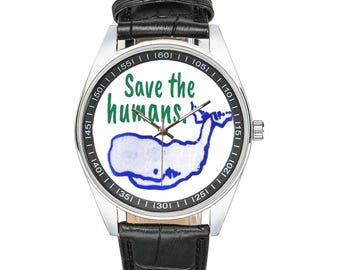SAVE THE HUMANS Whale Watch | Sly Funny Gift For A Breed That Needs Saving