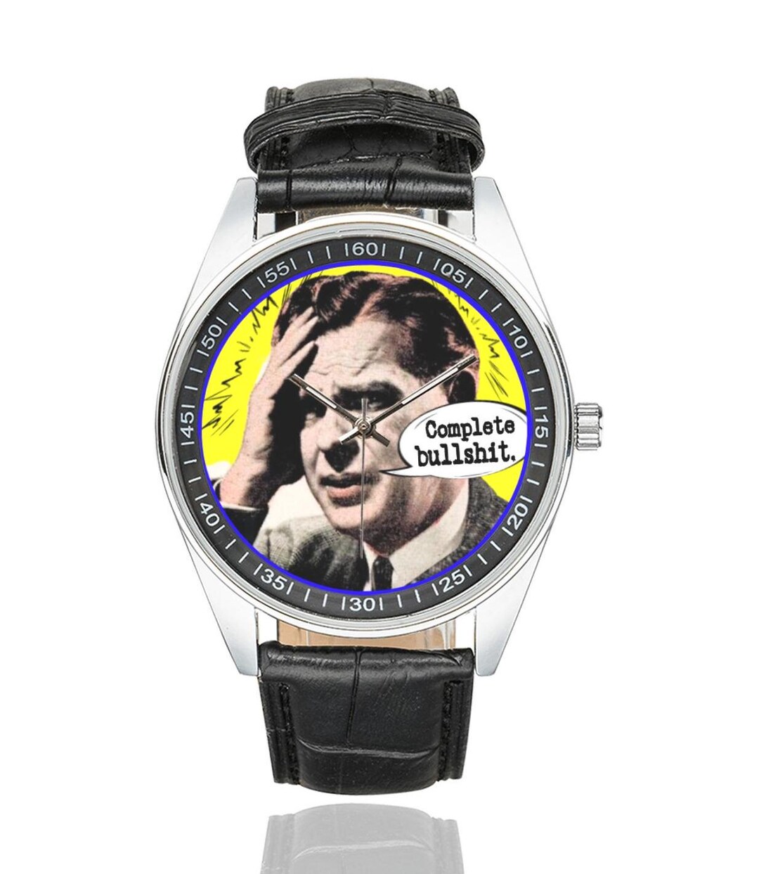 Stop Watch Rude The COMPLETELY BULLSHIT Watch | Unusual Rude but Funny Timepiece - Etsy