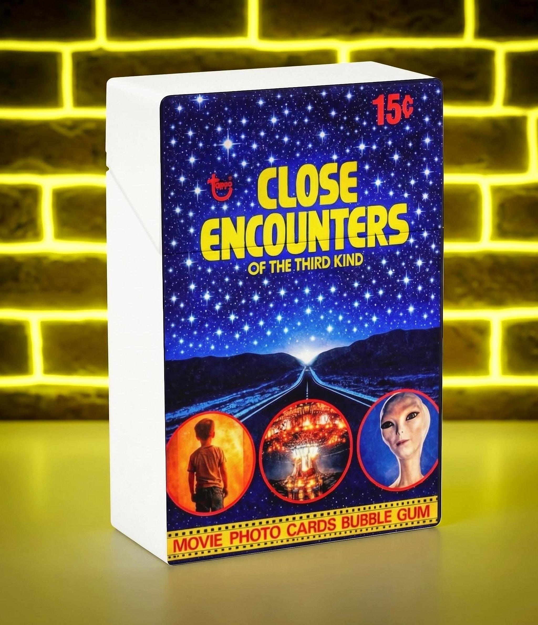Close Encounters Of The Third Plastic Case 1979 Sci-Fi Movie Wax Wrapper Art