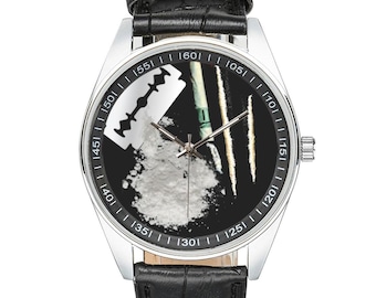 Het COCAINENE-horloge | De horloges zijn echt - The Coke Ain't |  Leuk trending accessoire met drugsthema