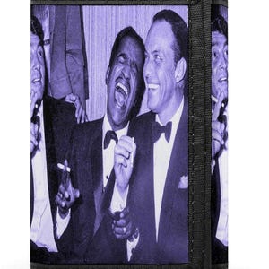 Nueva billetera de RAT PACK / Diseño de tres pliegues / Frank Sinatra / Dean Martin / Sammy Davis están de vuelta