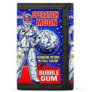 Cartera de cromos de la Operación Luna de la NASA de 1969 / Chicle de celebración de la misión espacial
