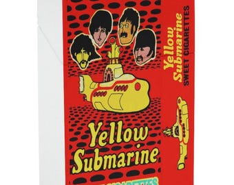 BEATLES YELLOW SUBMARINE Candy Plastic Box | Cigarette Case And Secret Stash | 1968 Art