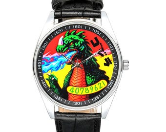 GODZILLA Japanese Vintage Card Watch | Kaiju Monster Fan