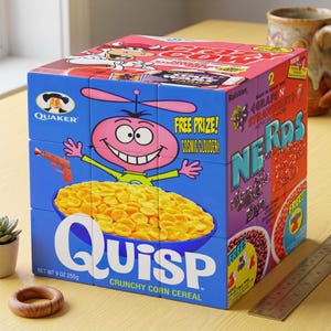 Quisp Cereal Box - Etsy