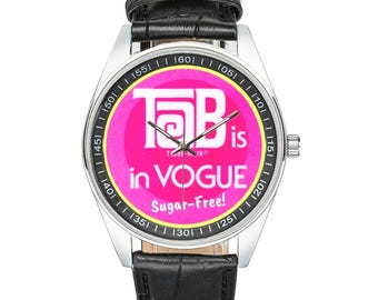 TAB SODA 1963 Kunst Auf Eine Neue Uhr | Retro Soda Sammler und Nostalgie Armbanduhr