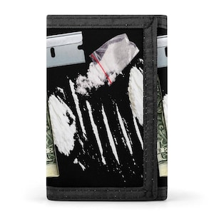 COKE Super Wallet: Tri-Fold Poly-Fabric Wallet with Hidden Key Ring