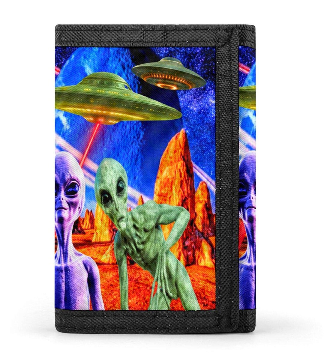 SPACE ALIENS 3i/atlas UFO Wallet | Multifunctional Sci-fi Accessory ...