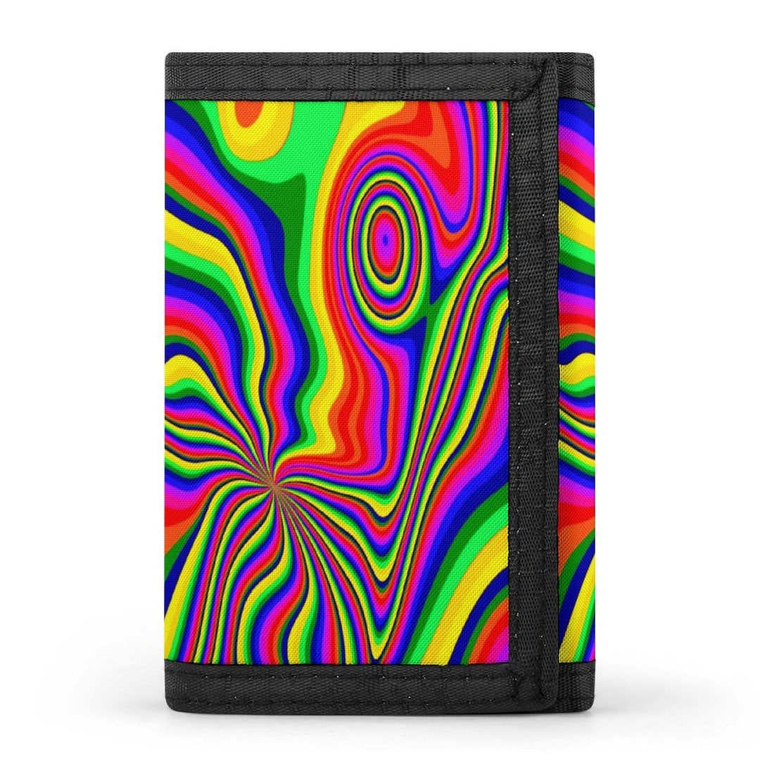 PSYCHEDELIC 60s Retro Multi-functional Wallet With Key Ring - Etsy