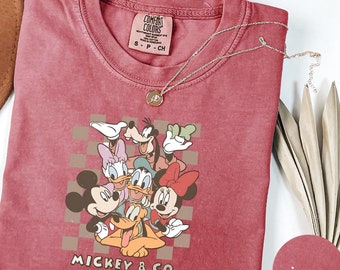 Vintage Mickey & Co 1928 Shirt, Mickey And Friends Tshirt, Retro Disneyland Tee, Disney Family Gift, Disneyworld Tshirt