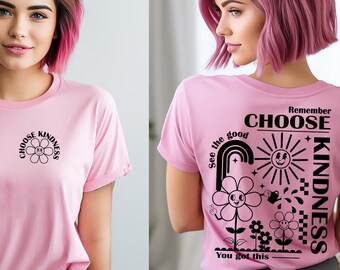 Choose Kindness Tee, Kindness Tee, Be kind Shirt, Unisex shirt, Trendy shirt, Positivity shirt, Mental Health tee