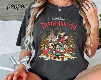 Walt Disney Shirt, Disneyworld Christmas Shirt, Christmas gift, Mickey and Friends Christmas Shirt, Family Christmas Shirt, Disney Holiday