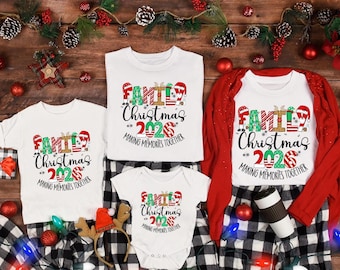 Merry Christmas Family  Shirt, Christmas Family T-shirt, Cozy Holiday Tee, Christmas T-shirt, Winter Party Outfit, Christmas tees