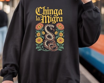 Chinga La Migra shirt, Abolish Ice Protest, Social Justice hoodie, Immigrant Human Rights, No Human Is Illegal, Latino Protest sweatshirt
