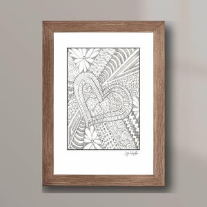 Print of original aesthetic pencil drawing by seller.