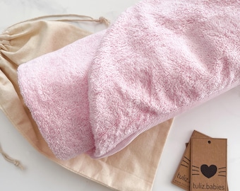 Personalized Bamboo Baby Hooded Towel with Embroidery | Extra Large Eco-Friendly Towel | Soft and Absorbent | Handmade by Tuliz Babies