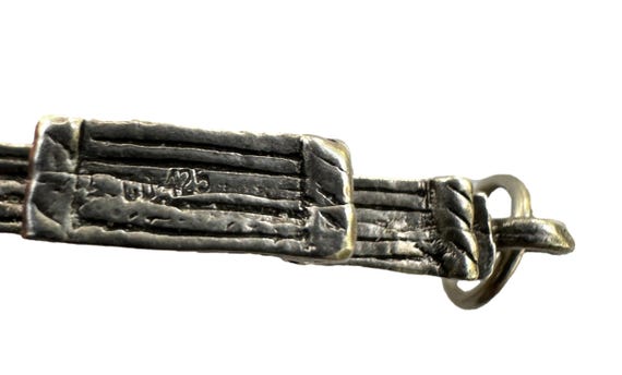 Antique Solid Silver Double-Sided Cross – Crucifi… - image 9