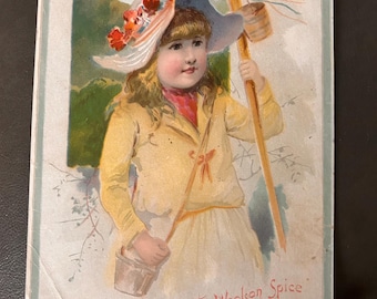Cartão da Woodson Spice Company Coffee, edição de Meio do Verão de 1894.
